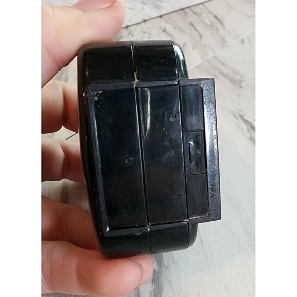 Vtg BASIC Cigarette Promo Travel Alarm Clock “Your Basic Time” Tobacco Ad Works - Picture 6 of 8